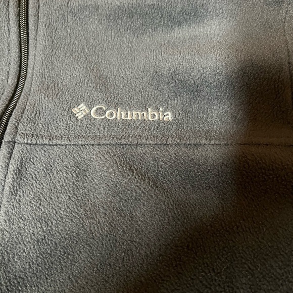 Columbia Black Fleece Jacket Size Large - Picture 4 of 8